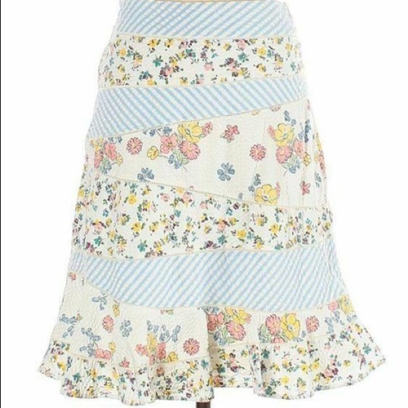 VINTAGE Sassafras skirt from Odille for Anthropologie - Picture 6 of 6